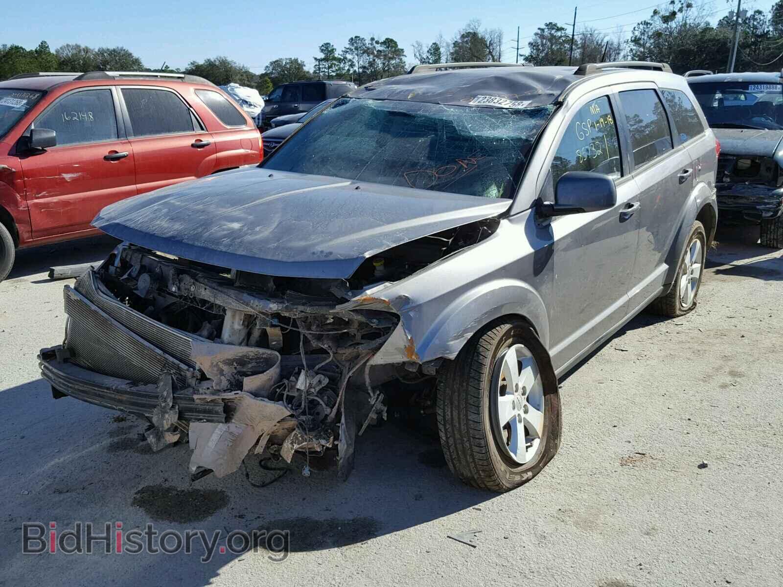 2012 DODGE JOURNEY - VIN: 3C4PDCBB1CT392836 - Фото 2