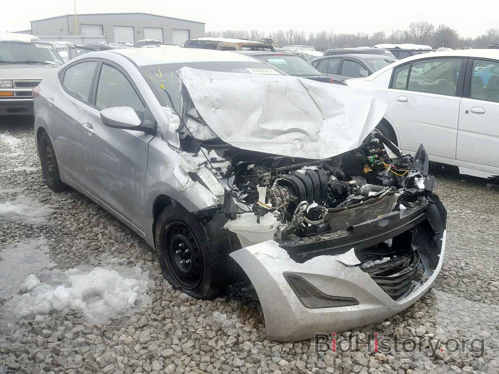 Photo 5NPDH4AE4GH726257 - HYUNDAI ELANTRA 2016