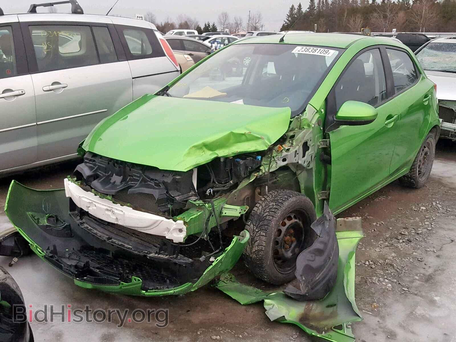 2011 MAZDA 2 - VIN: JM1DE1HY3B0112927 - Фото 2
