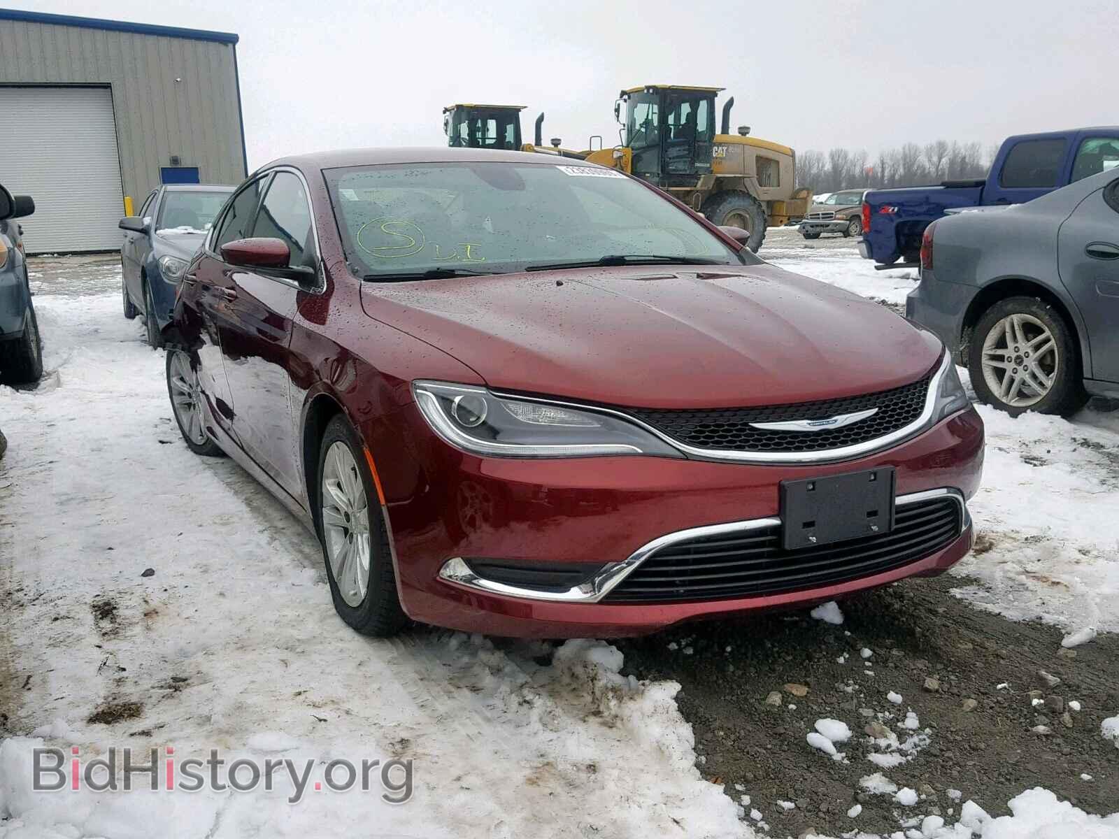 Фотография 1C3CCCAB7GN152090 - CHRYSLER 200 2016