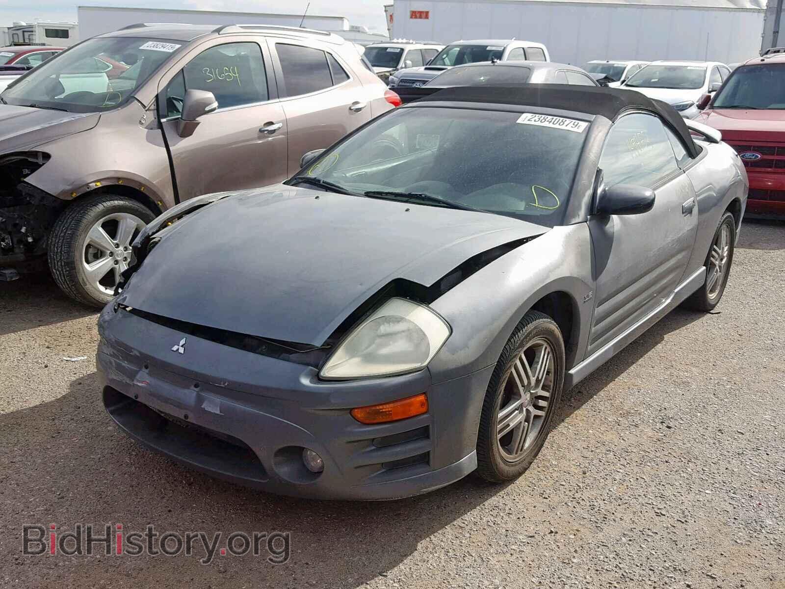 2003 MITSUBISHI ECLIPSE - VIN: 4A3AE55H63E021652 - Фото 2