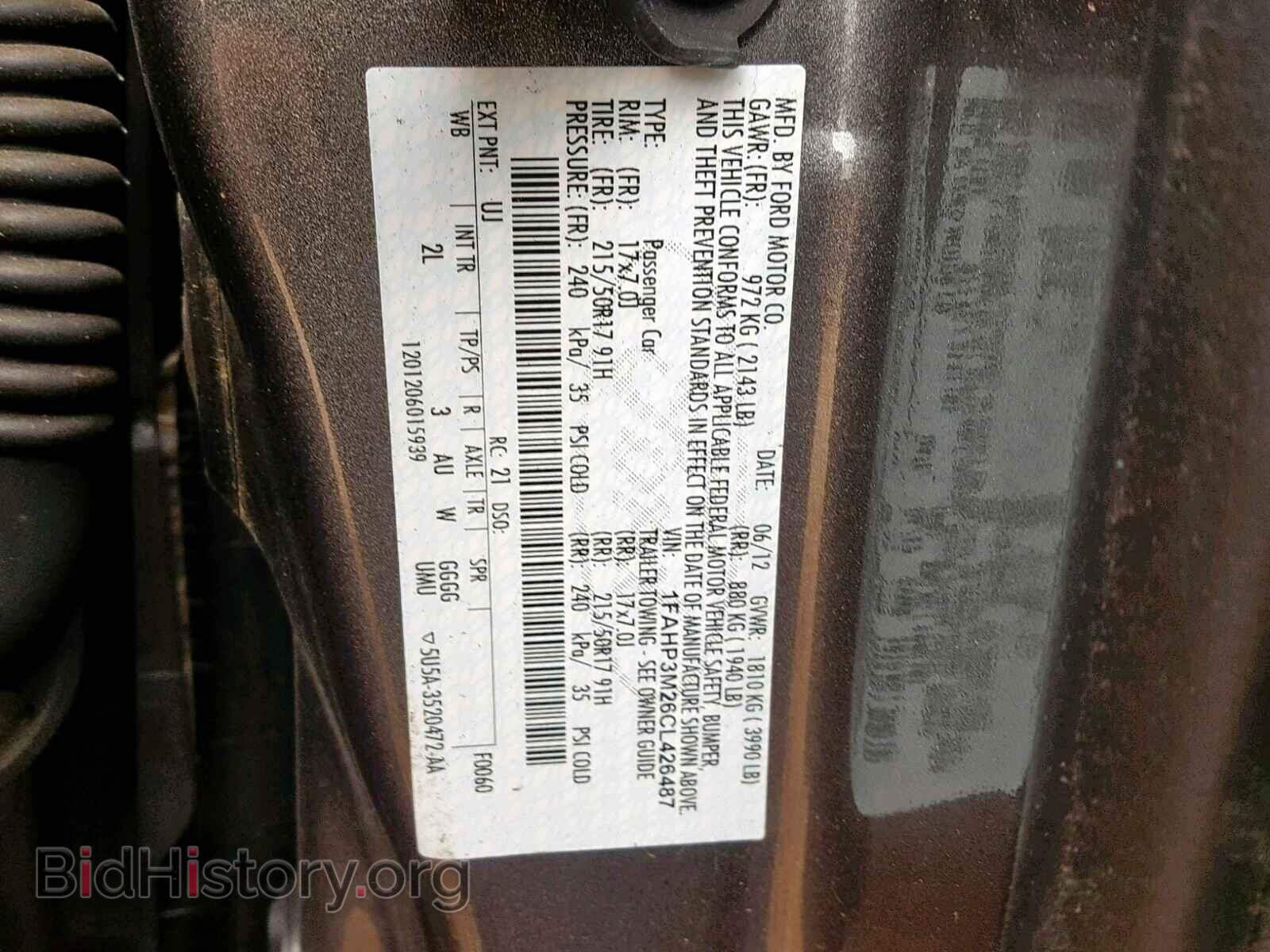 2012 FORD FOCUS - VIN: 1FAHP3M26CL426487 - Photo 10