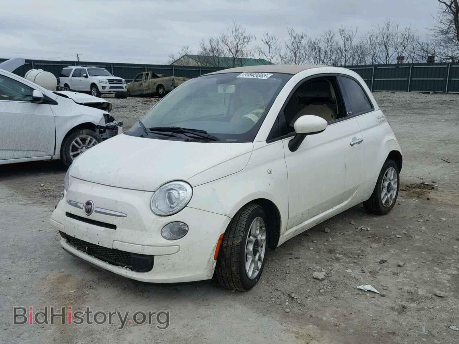 2012 FIAT 500 - VIN: 3C3CFFDR9CT384525 - Фото 2