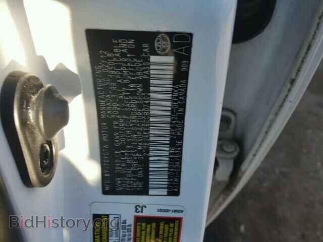 2012 TOYOTA COROLLA BA - VIN: 2T1BU4EE6CC807402 - Фото 10