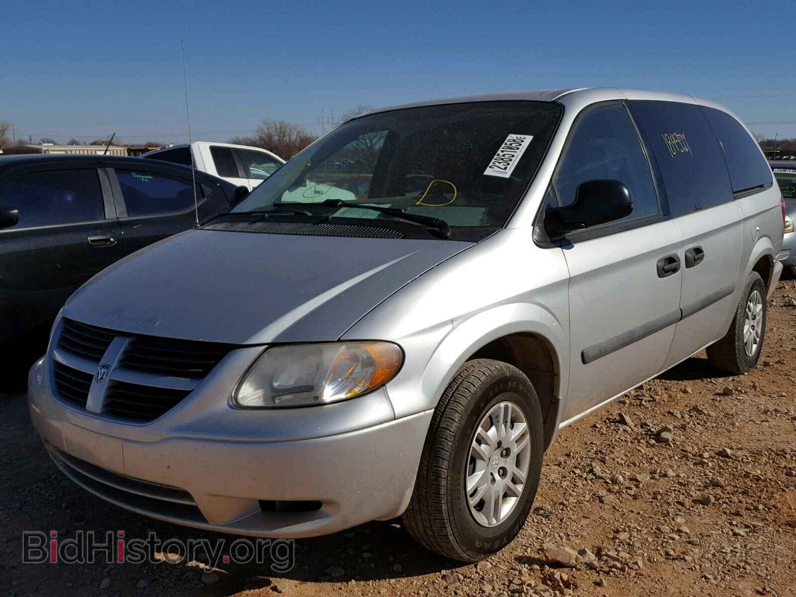 2007 DODGE CARAVAN - VIN: 1D4GP24R07B184257 - Фото 2