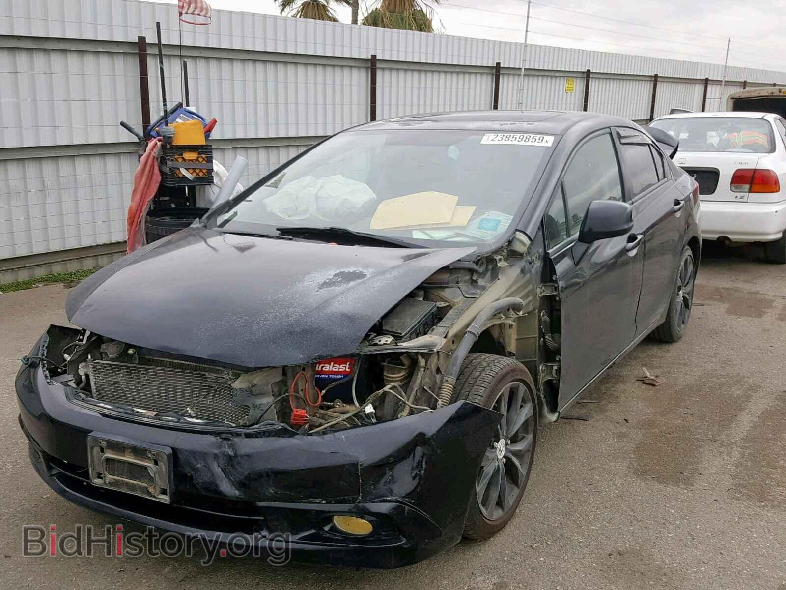 2012 HONDA CIVIC - VIN: 2HGFB6E52CH705055 - Фото 2