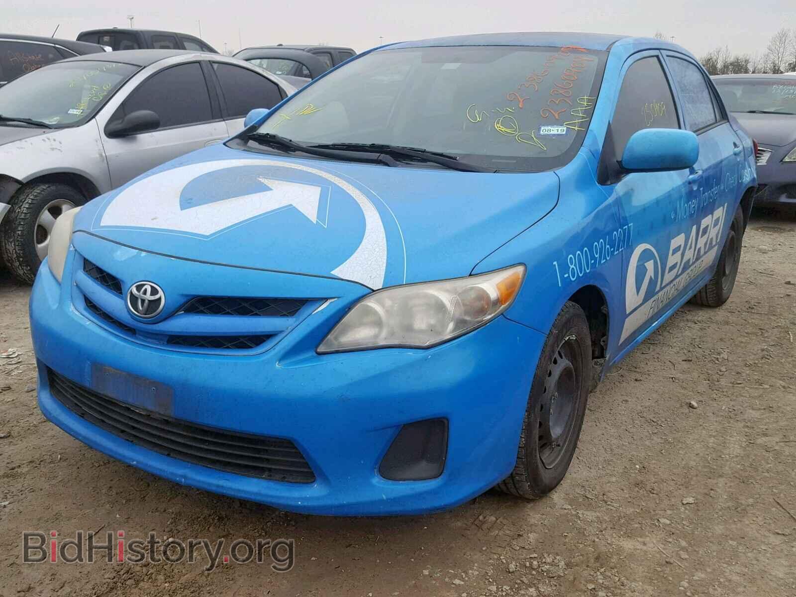 2011 TOYOTA COROLLA BA - VIN: 2T1BU4EE6BC633913 - Фото 2