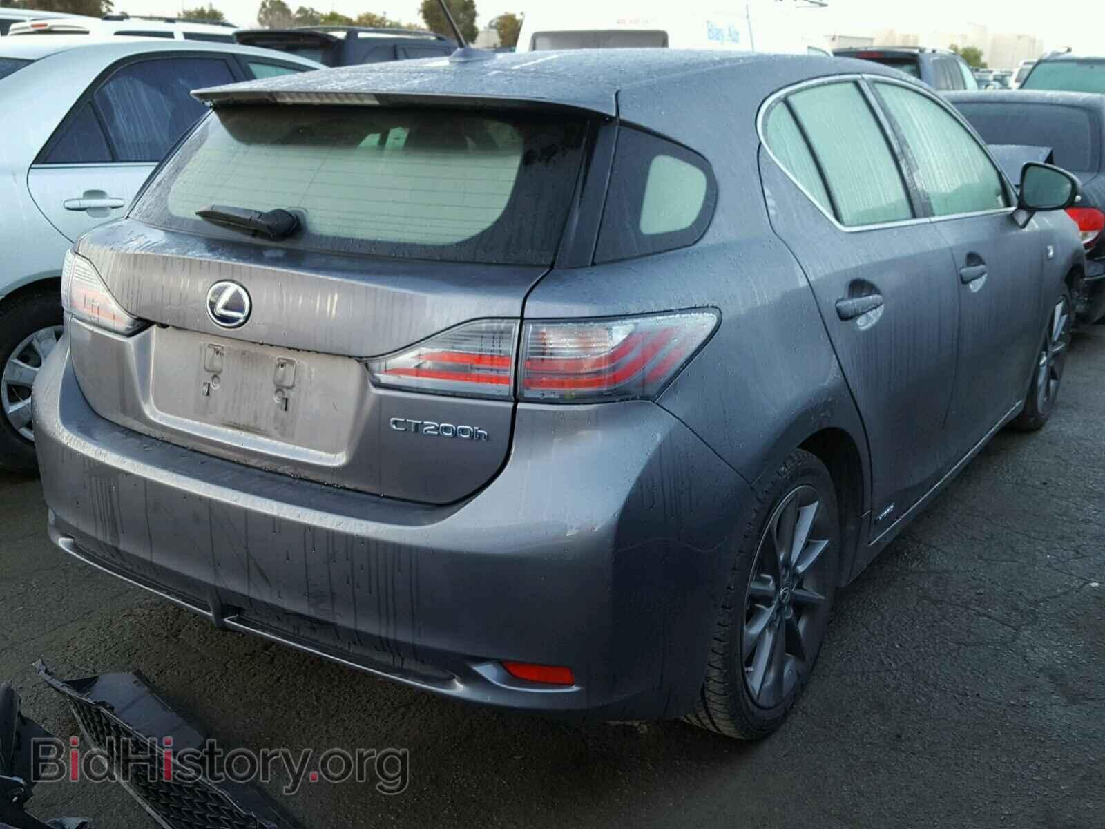 2013 LEXUS CT 200 - VIN: JTHKD5BH0D2127563 - Фото 4