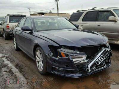 2012 Audi A6 A6 Prestig, black — VIN WAUJGBFC5CN145987, Copart