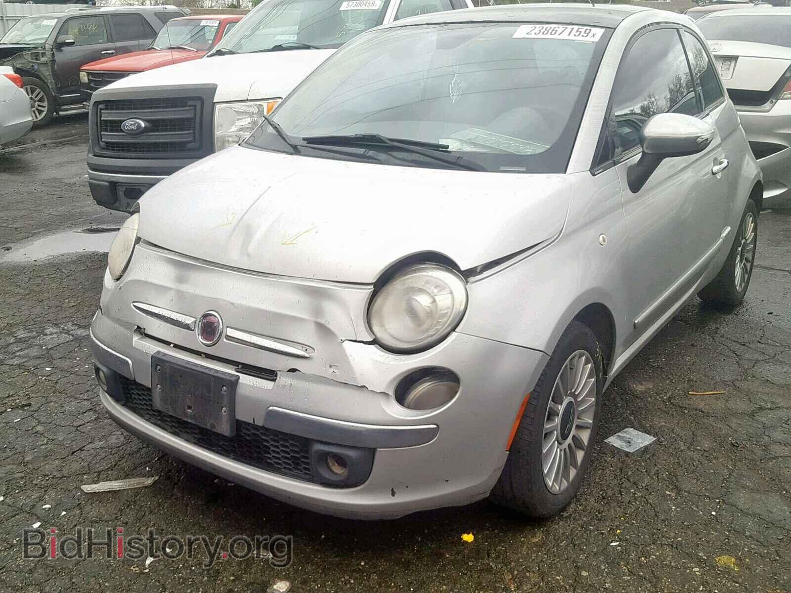 2012 FIAT 500 - VIN: 3C3CFFCR5CT118162 - Фото 2