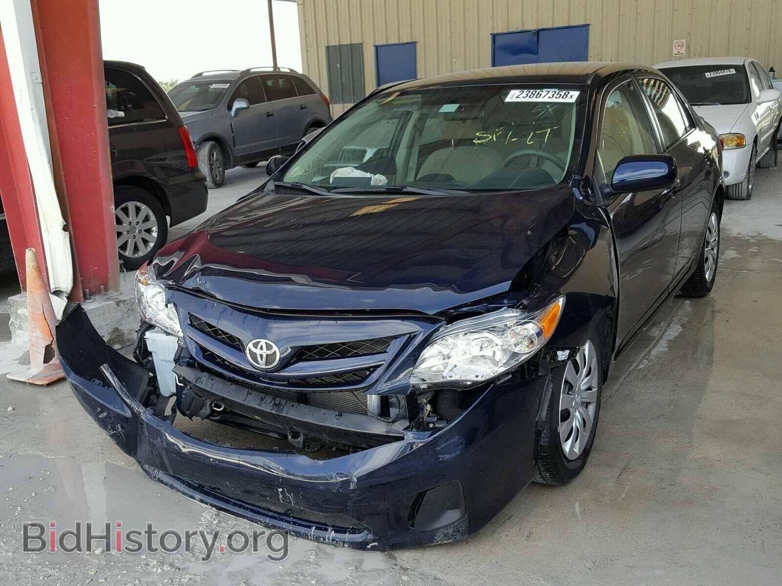 2012 TOYOTA COROLLA BA - VIN: 2T1BU4EE6CC844191 - Фото 2
