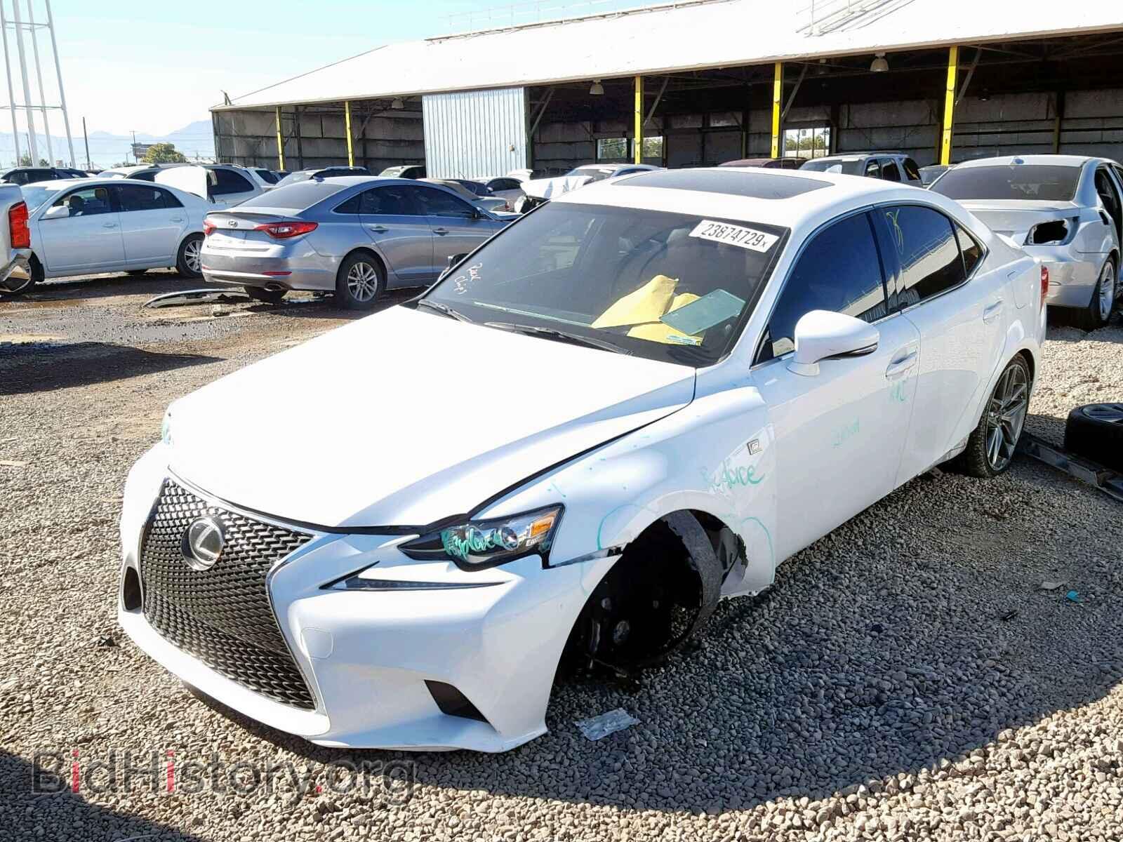2016 LEXUS IS - VIN: JTHBA1D28G5030561 - Фото 2