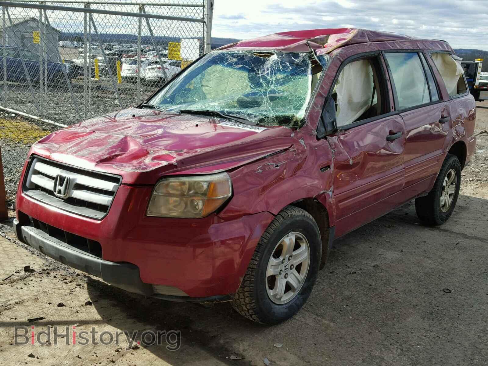 2006 HONDA PILOT - VIN: 5FNYF181X6B018598 - Фото 2