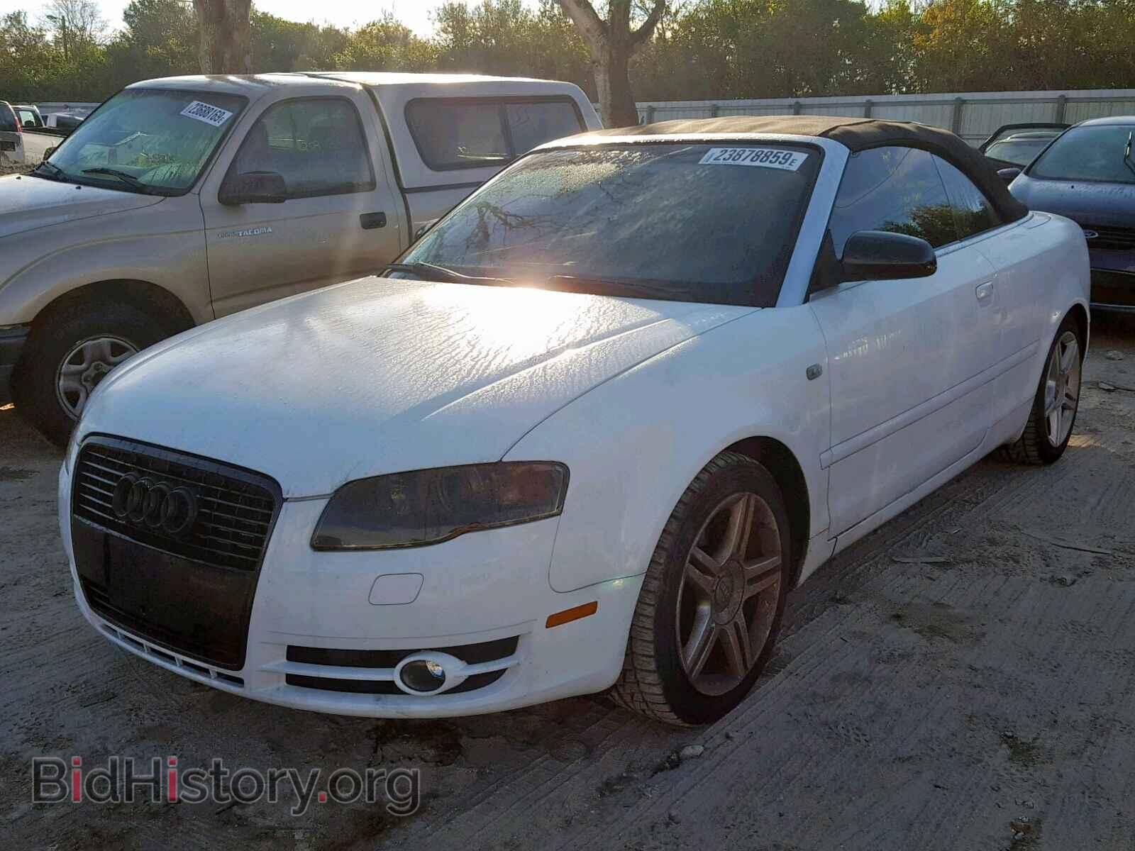 2007 AUDI A4 - VIN: WAUAF48H67K015893 - Фото 2