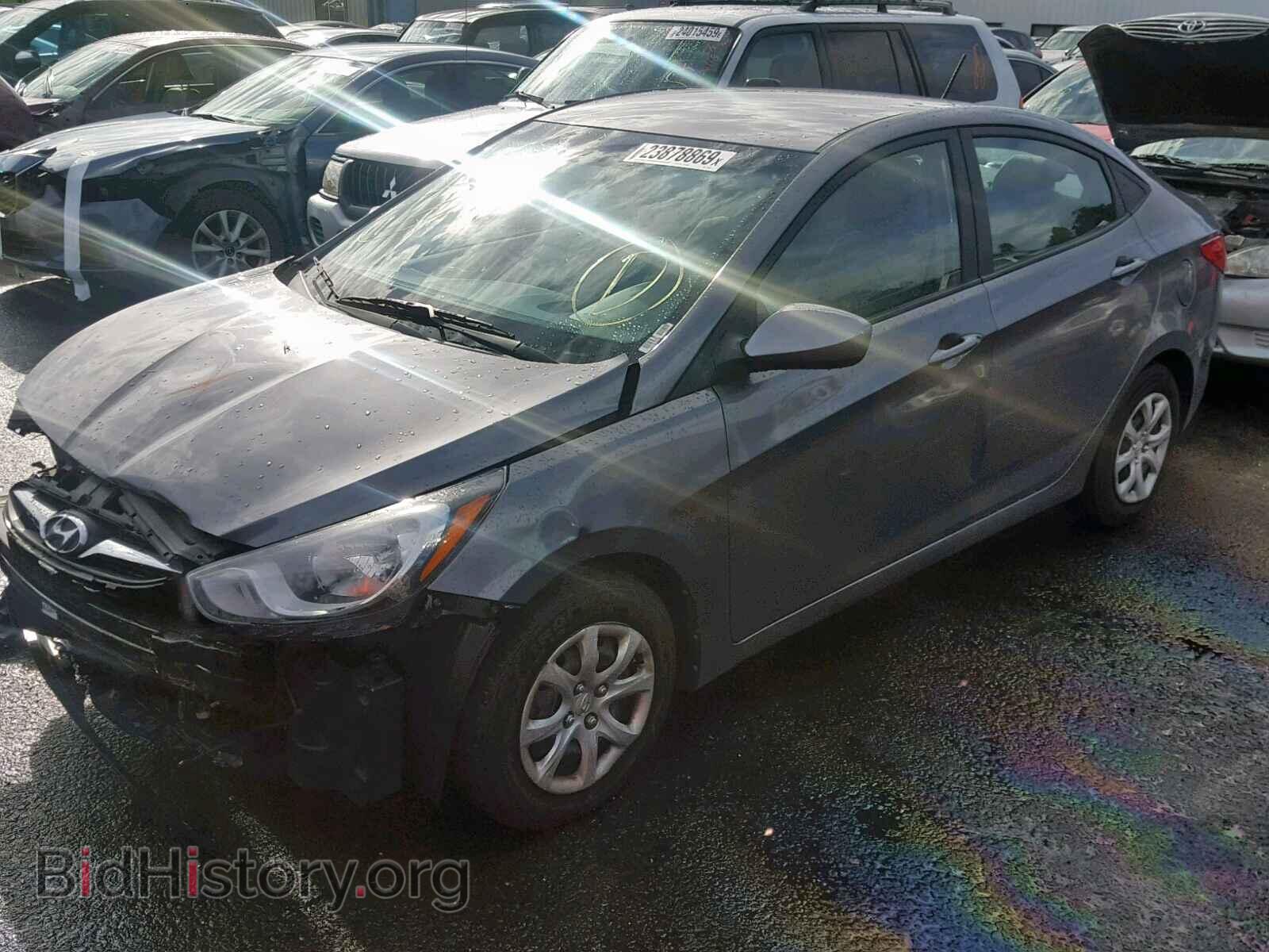 2014 HYUNDAI ACCENT - VIN: KMHCT4AE4EU706924 - Фото 2