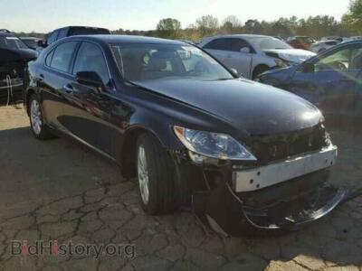 2008 Lexus LS460 LS 460, черный — VIN JTHBL46F985065882, Copart