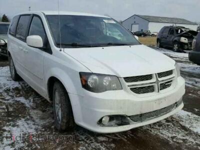 2014 Dodge CARAVAN Grand Cara, white — VIN 2C4RDGEG7ER233235, Copart