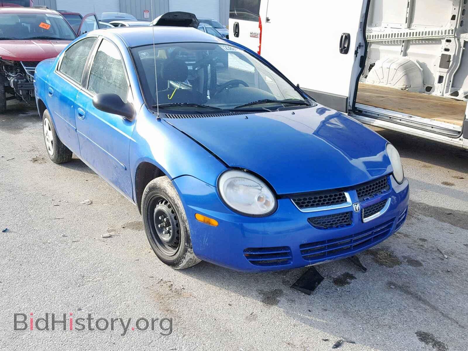 Photo 1B3ES56C85D110262 - DODGE NEON 2005