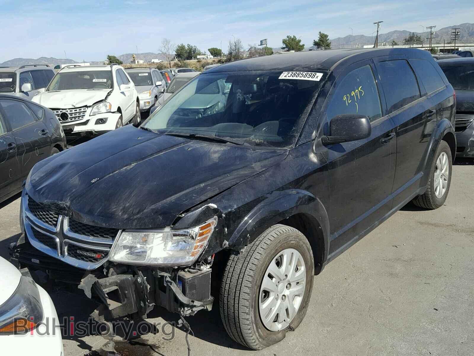 2014 DODGE JOURNEY - VIN: 3C4PDCAB2ET193816 - Фото 2
