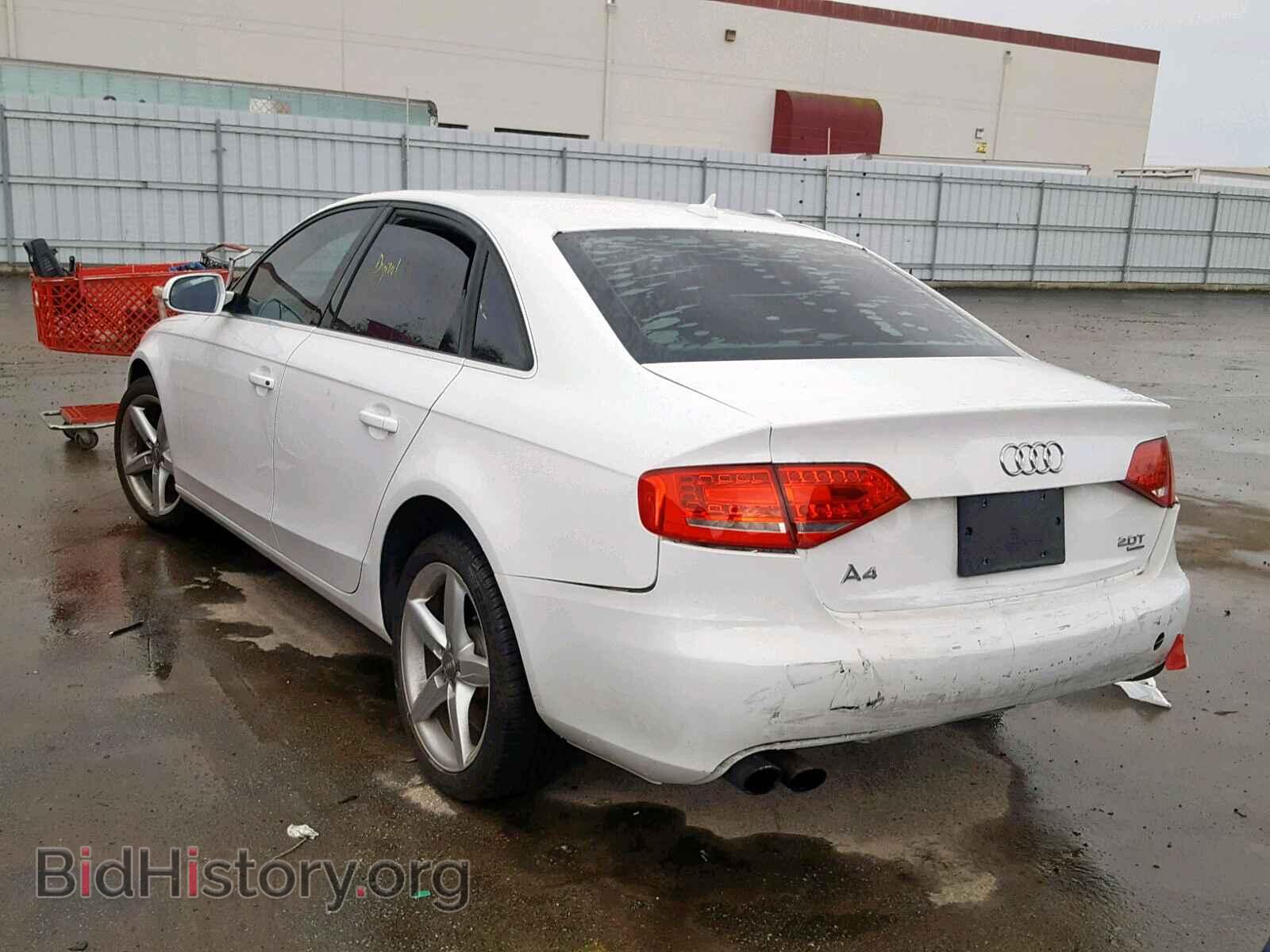 2012 AUDI A4 - VIN: WAUBFAFL8CN009516 - Фото 3