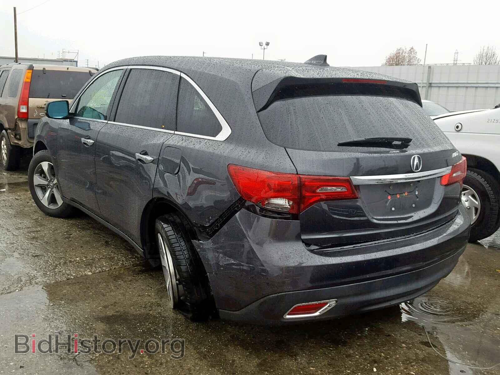 2014 ACURA MDX - VIN: 5FRYD3H29EB006496 - Фото 3
