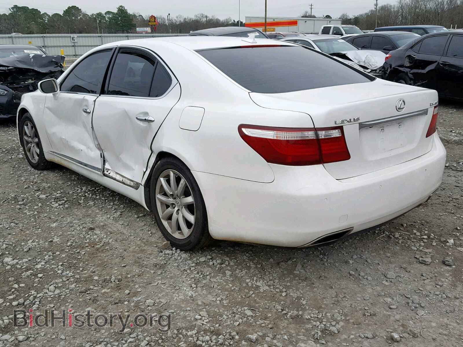 2007 LEXUS LS460 - VIN: JTHBL46F275049389 - Фото 3
