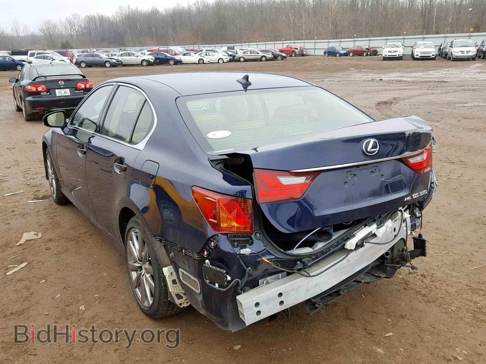 2013 LEXUS GS350 - VIN: JTHCE1BL7D5001021 - Фото 3