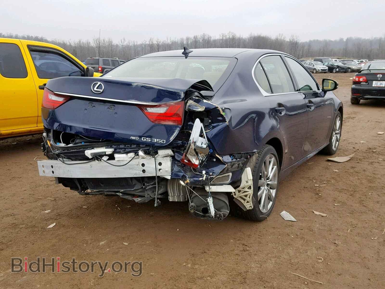 2013 LEXUS GS350 - VIN: JTHCE1BL7D5001021 - Фото 4