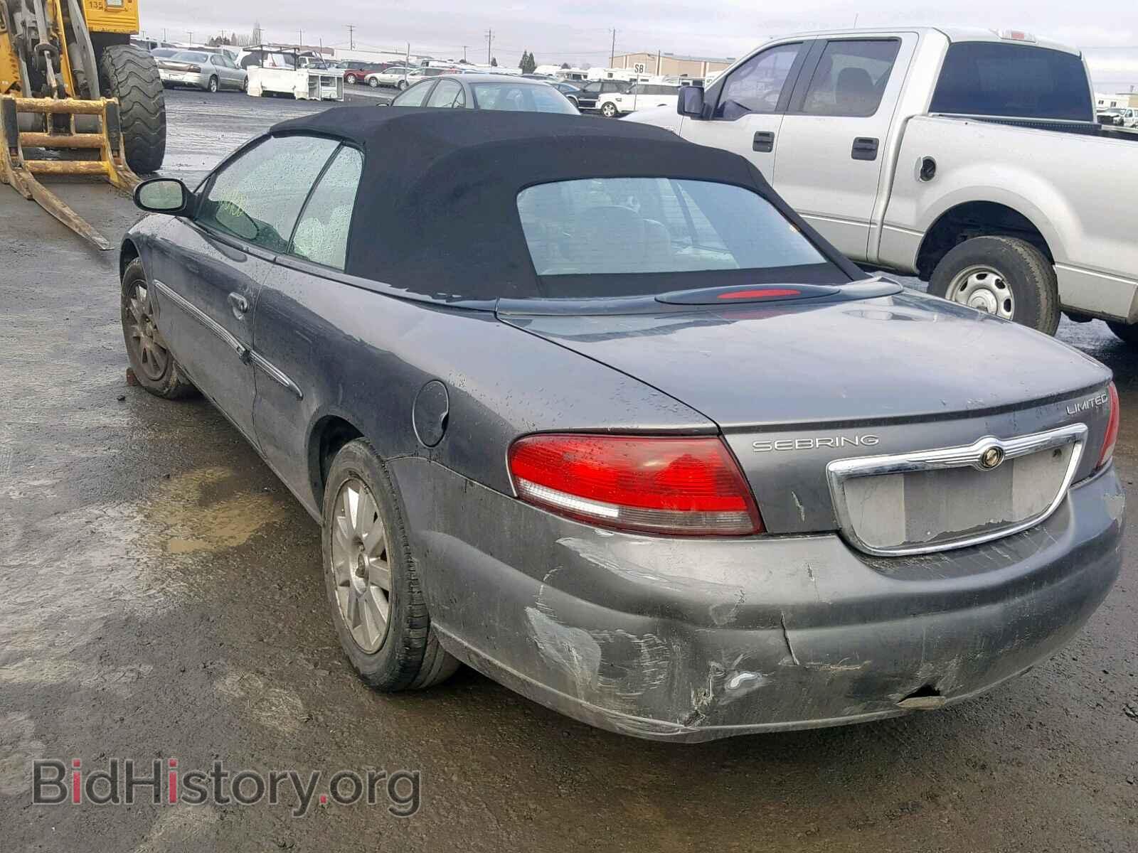 2005 CHRYSLER SEBRING - VIN: 1C3EL65R65N652773 - Фото 3