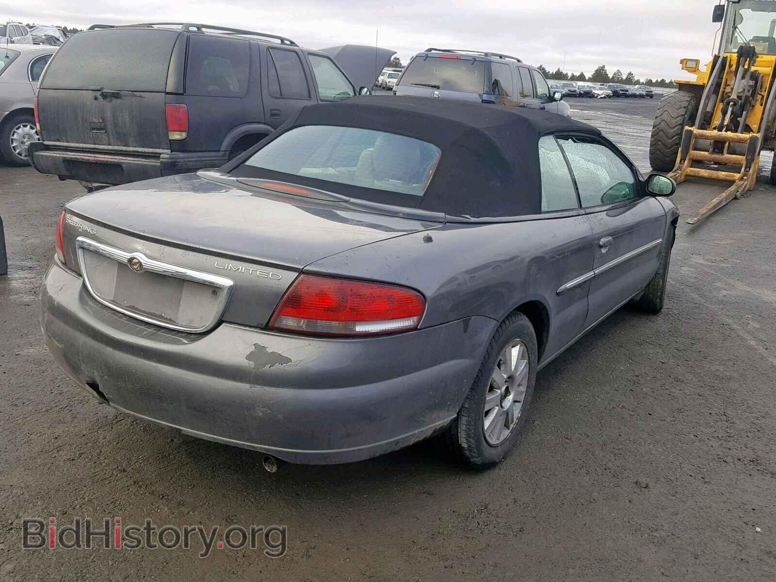 2005 CHRYSLER SEBRING - VIN: 1C3EL65R65N652773 - Фото 4
