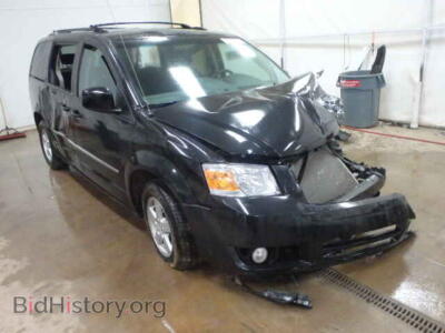 2010 Dodge CARAVAN Grand Cara, черный — VIN 2D4RN5D15AR434434, Copart
