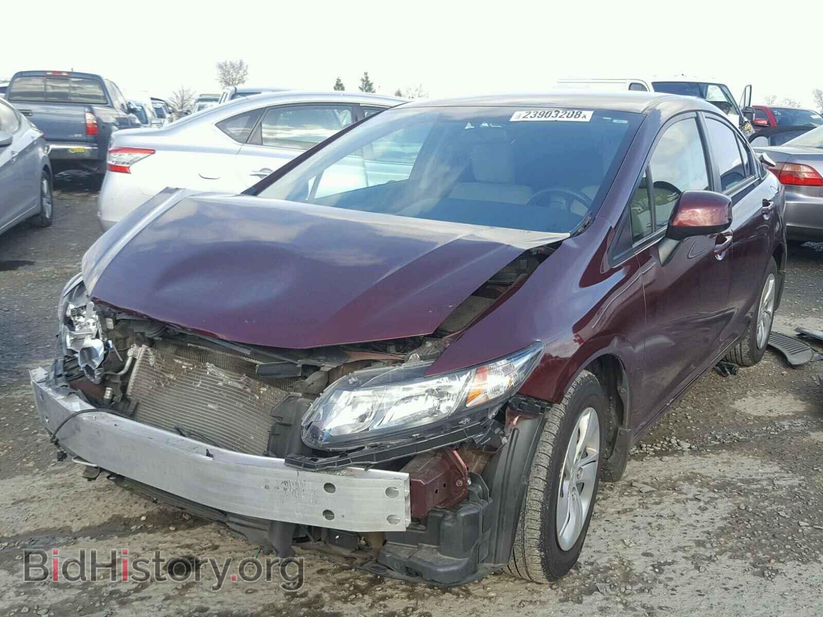2013 HONDA CIVIC - VIN: 19XFB2F54DE224940 - Фото 2