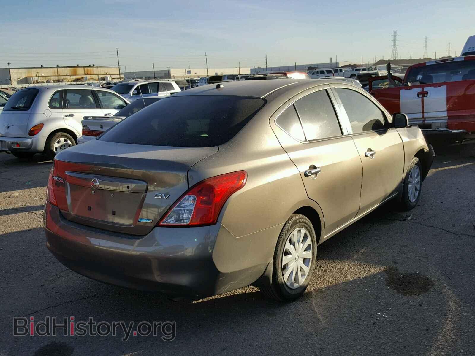 2012 NISSAN VERSA - VIN: 3N1CN7AP2CL885573 - Фото 4