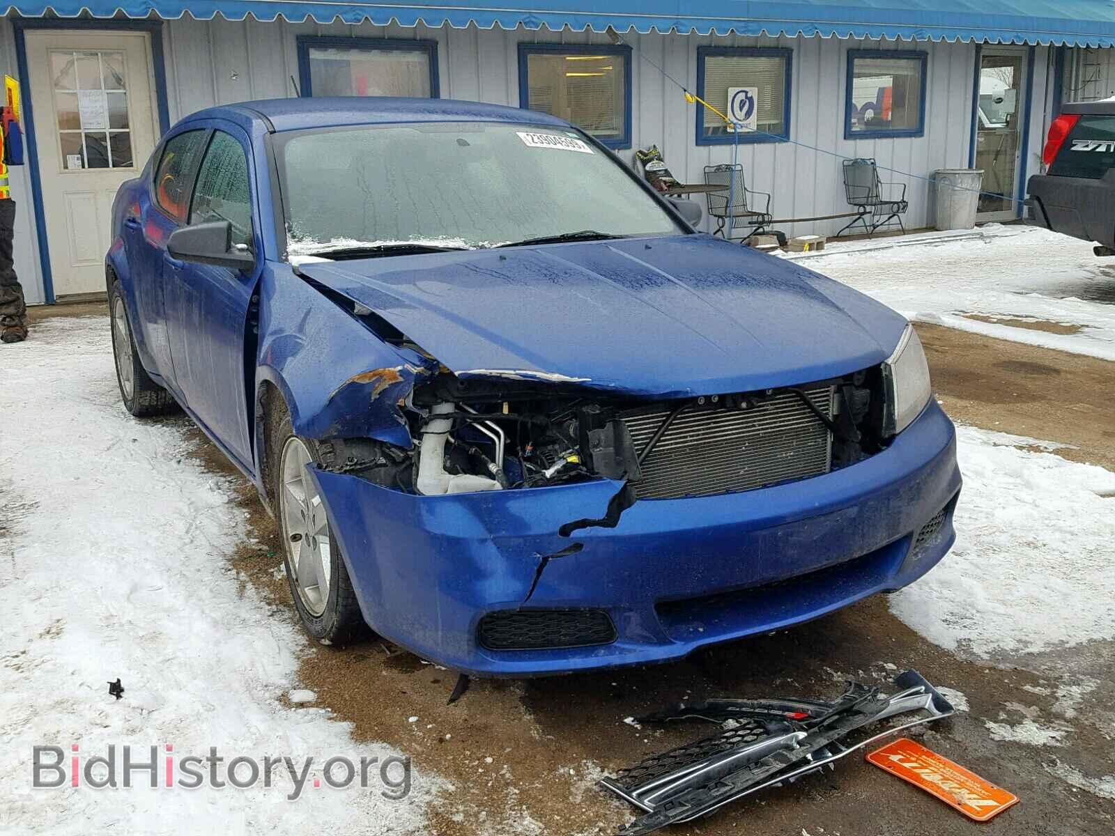 Фотография 1C3CDZAB7DN725744 - DODGE AVENGER 2013