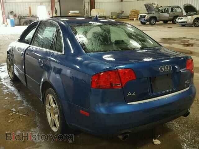 2007 AUDI A4 - VIN: WAUDF78E47A221417 - Фото 3