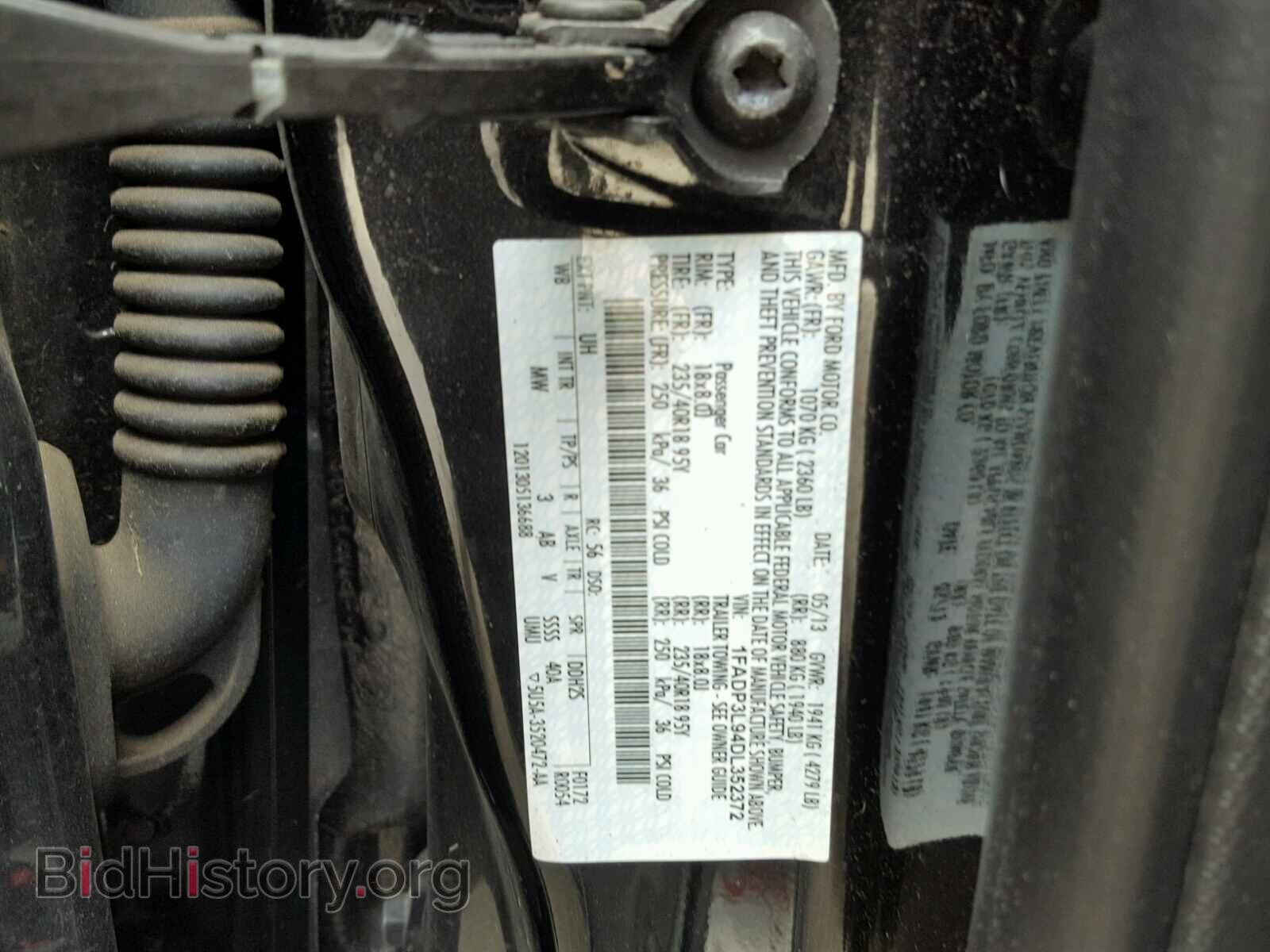 2013 FORD FOCUS - VIN: 1FADP3L94DL352372 - Photo 10