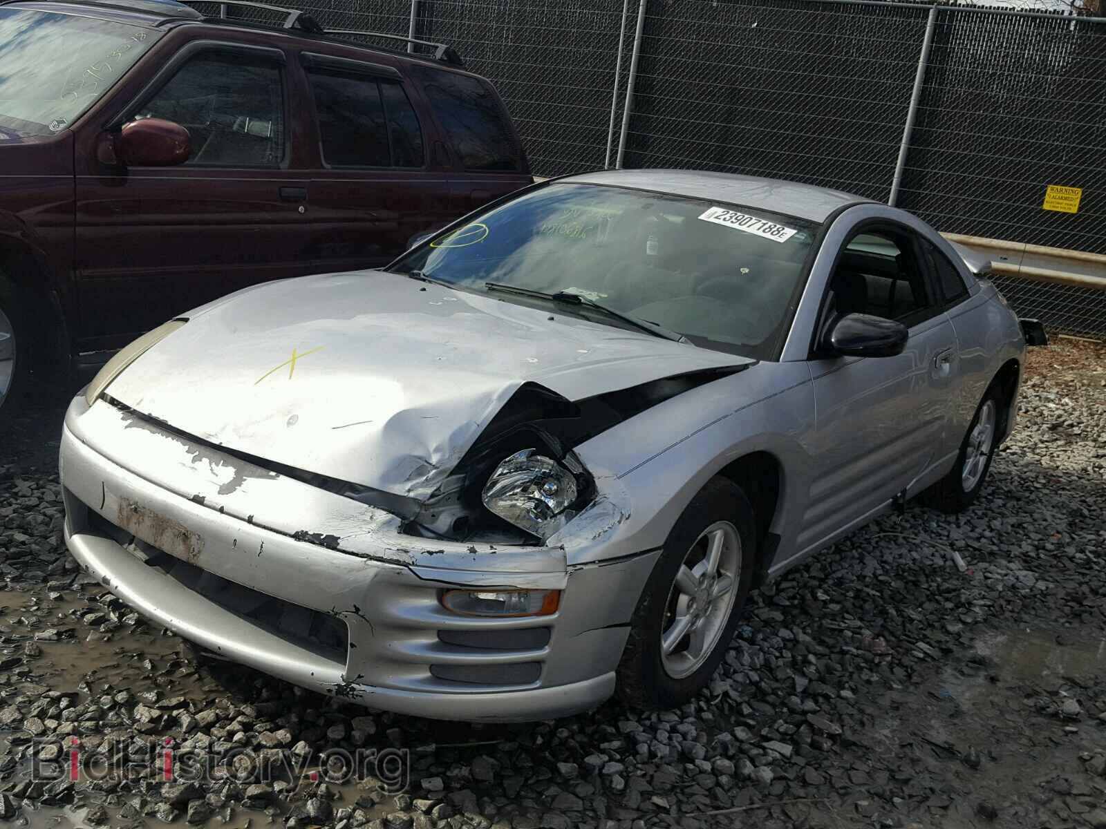 2001 MITSUBISHI ECLIPSE - VIN: 4A3AC34G71E212156 - Фото 2