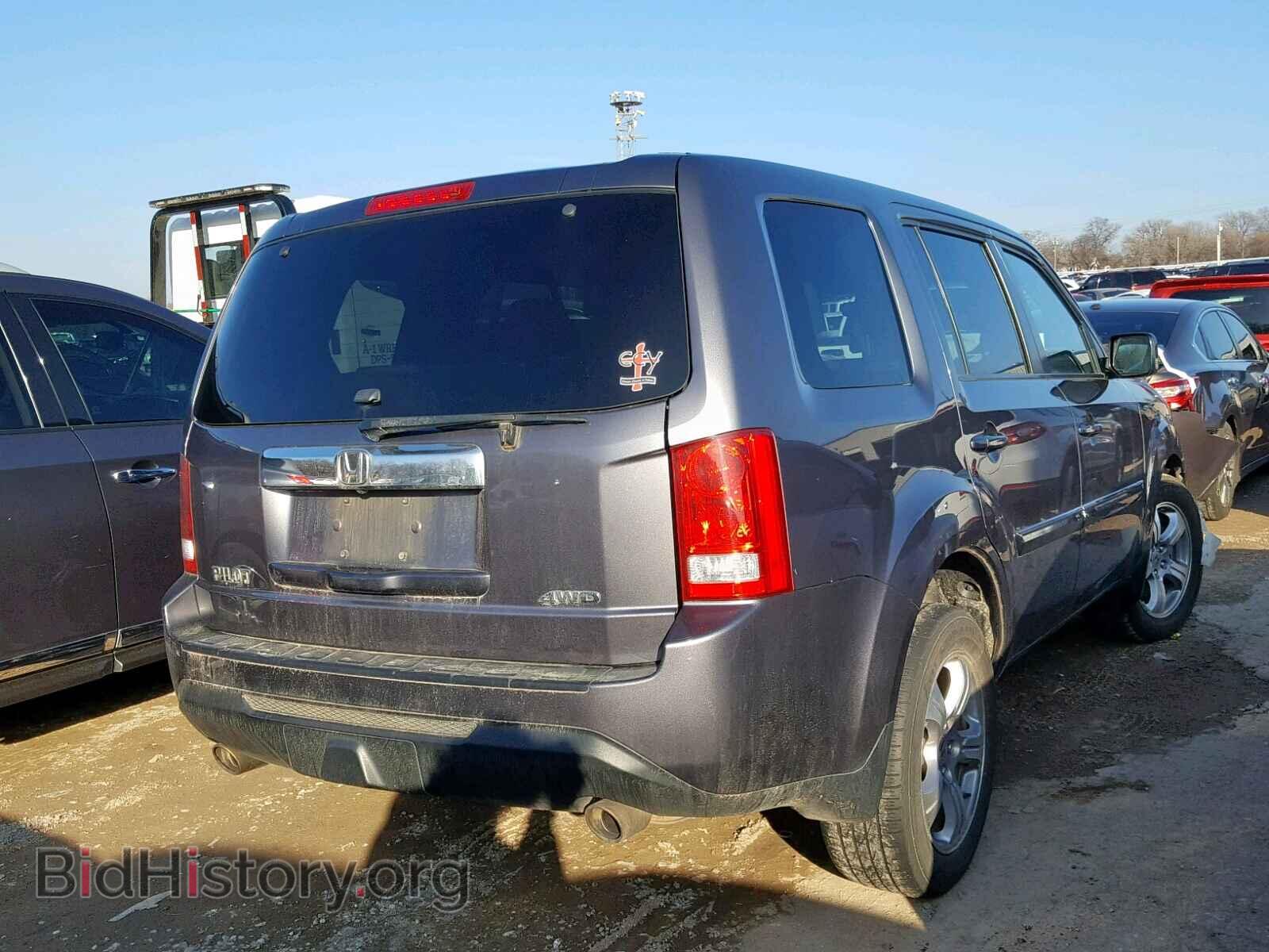 2014 HONDA PILOT EX - VIN: 5FNYF4H45EB022262 - Фото 4