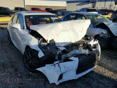 2016 Lexus IS350 IS 350, белый — VIN JTHBE1D24G5024938, Copart