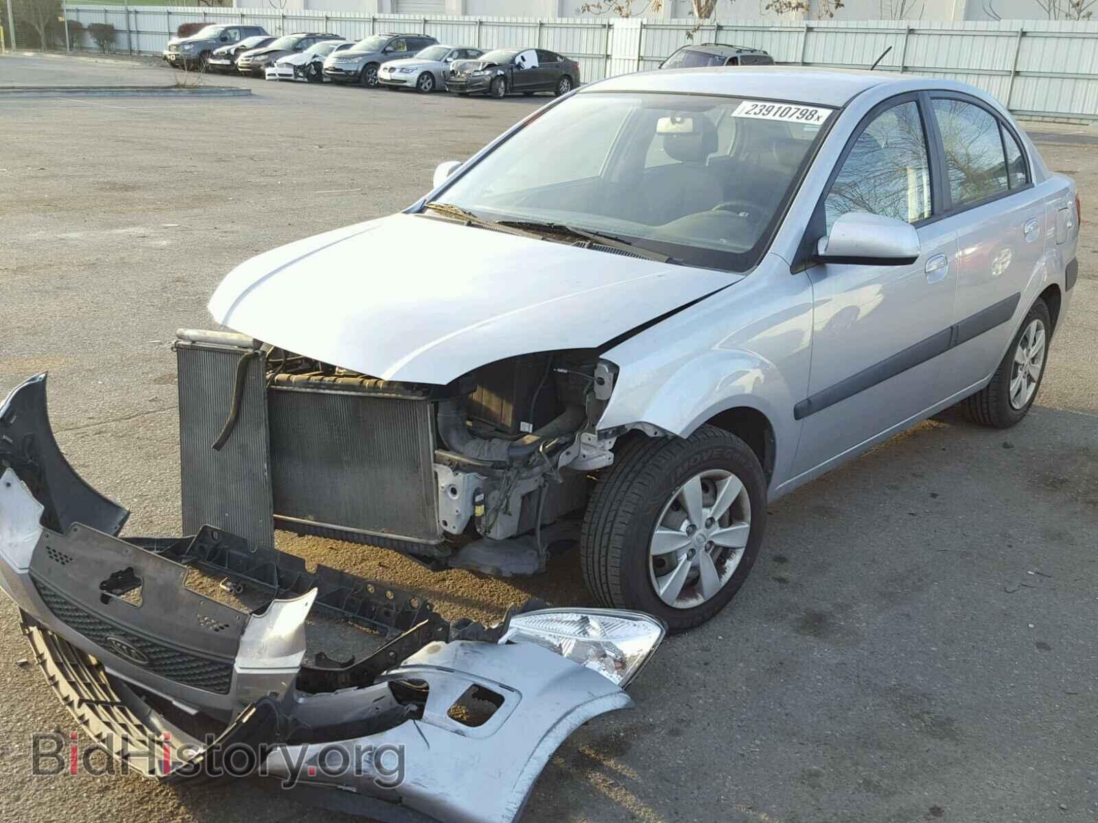 2009 KIA RIO BASE - VIN: KNADE223X96527041 - Фото 2