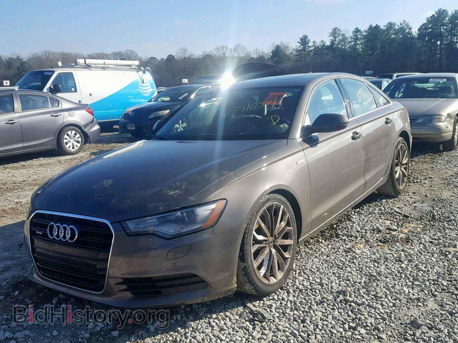 2012 AUDI A6 - VIN: WAUGGAFC9CN123169 - Фото 2
