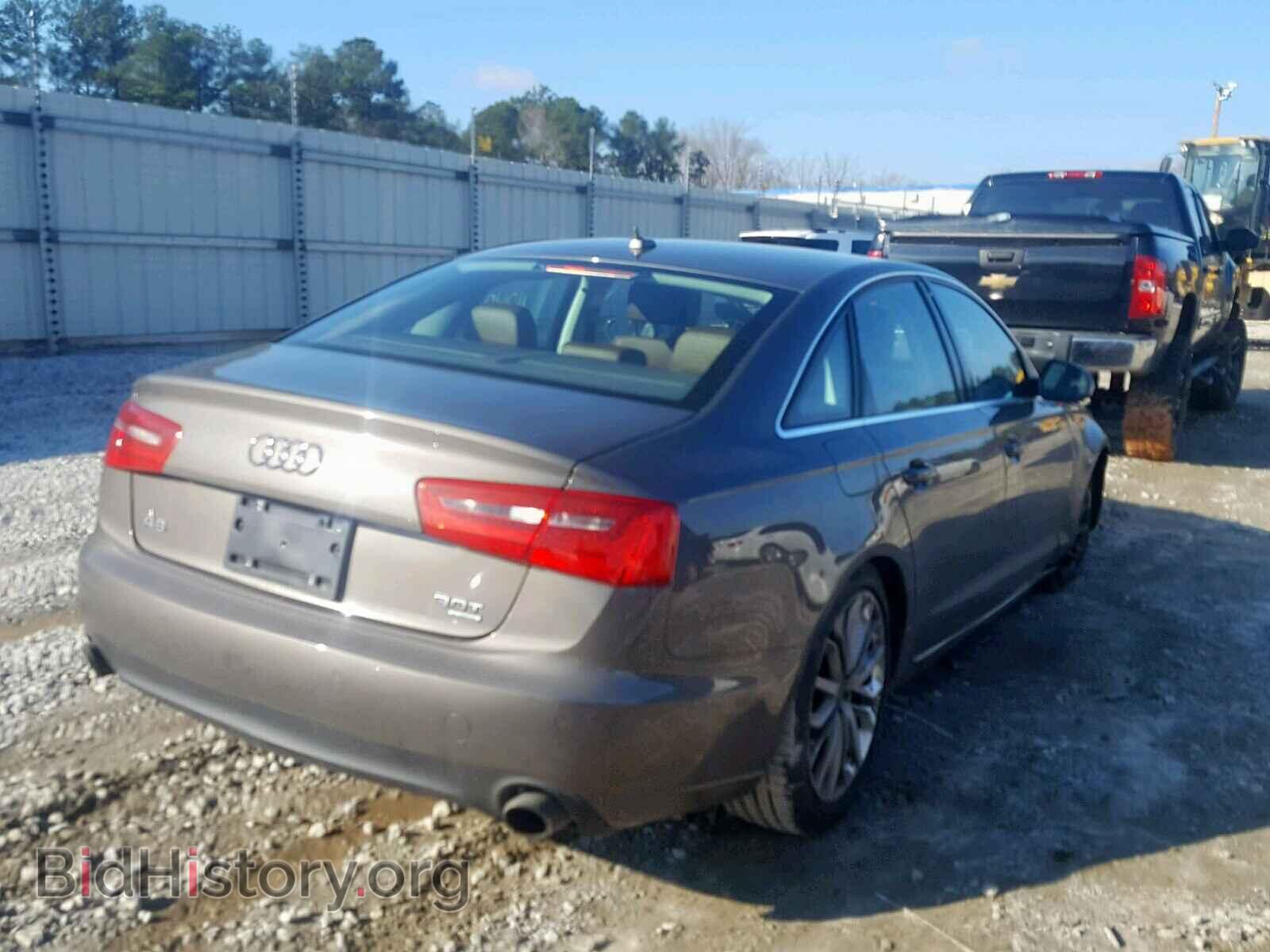 2012 AUDI A6 - VIN: WAUGGAFC9CN123169 - Фото 4