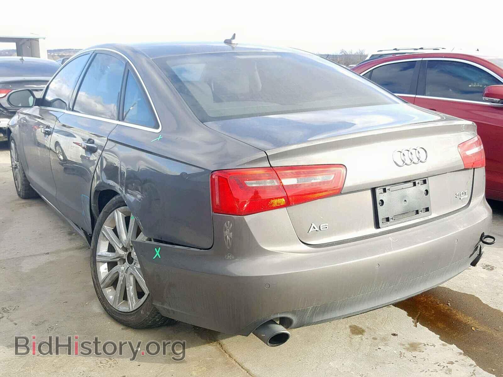 2013 AUDI A6 - VIN: WAUGGAFC9DN062052 - Фото 3