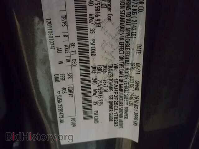 2012 FORD FOCUS - VIN: 1FAHP3F25CL178293 - Photo 10