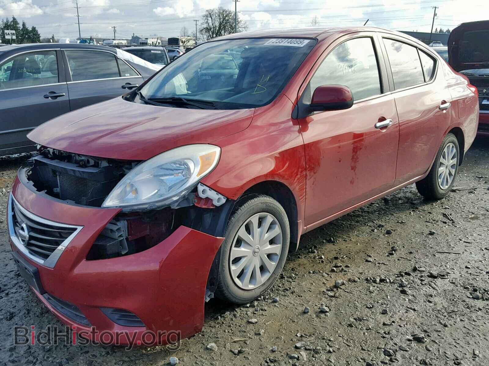 2012 NISSAN VERSA - VIN: 3N1CN7AP9CL843689 - Фото 2