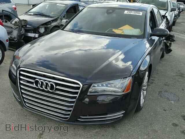 2013 AUDI A8 - VIN: WAUAGAFD0DN009514 - Фото 2