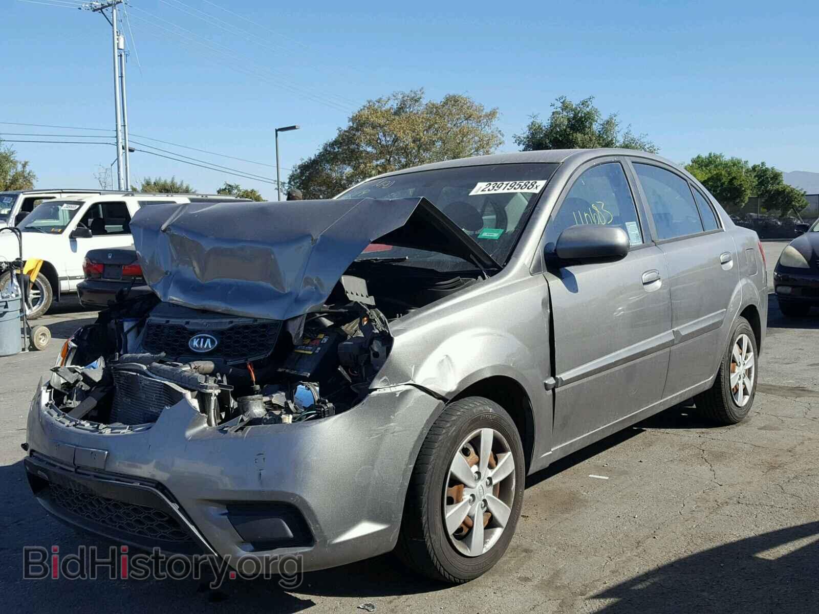 2011 KIA RIO BASE - VIN: KNADH4A39B6849809 - Фото 2