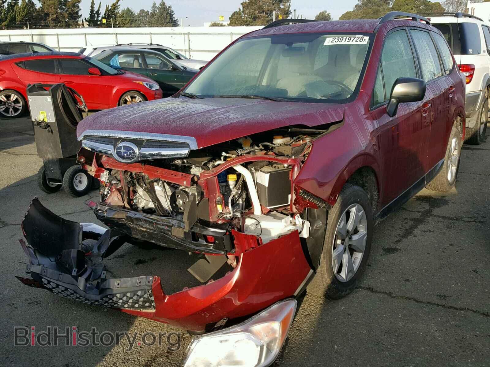 2016 SUBARU FORESTER - VIN: JF2SJABC1GH545415 - Фото 2