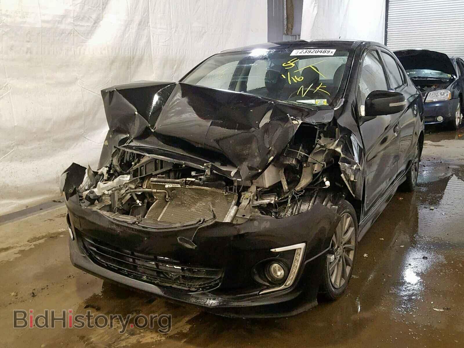 2017 MITSUBISHI MIRAGE - VIN: ML32F4FJ0HHF08308 - Фото 2
