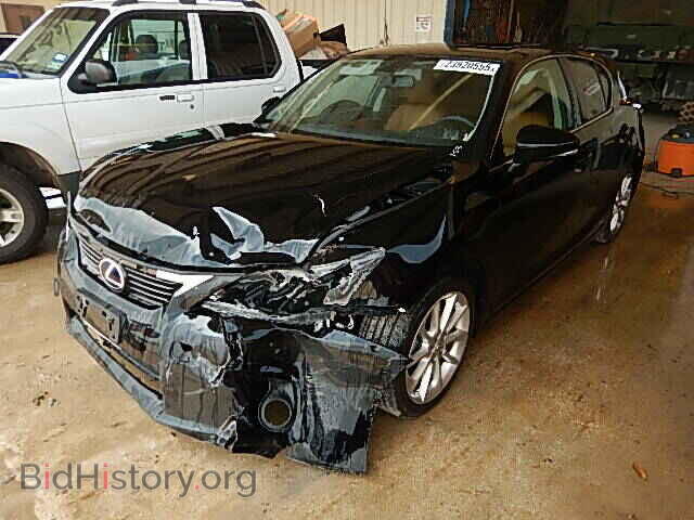 2012 LEXUS CT 200 - VIN: JTHKD5BH9C2094240 - Фото 2